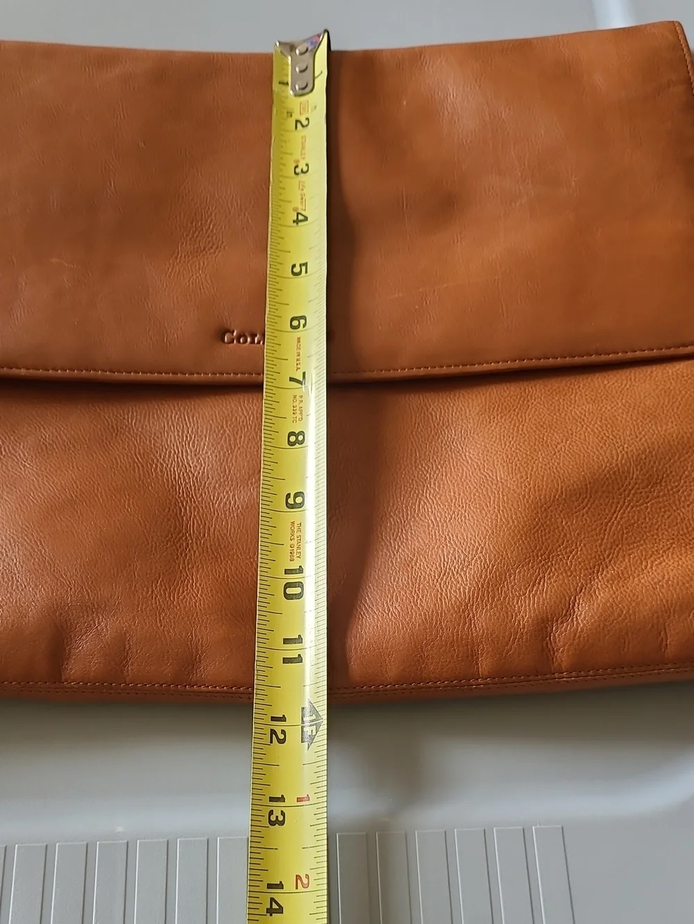 Cole Haan Cognac/Tan Leather Document Holder Bag